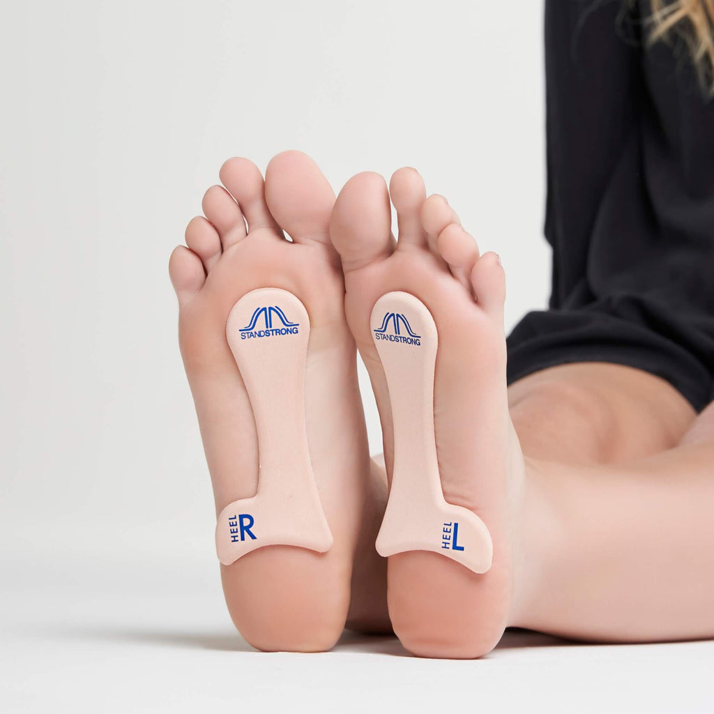 The Stand Strong arch support foot care kit offers comprehensive care for your feet, helping you maintain their health and comfort.