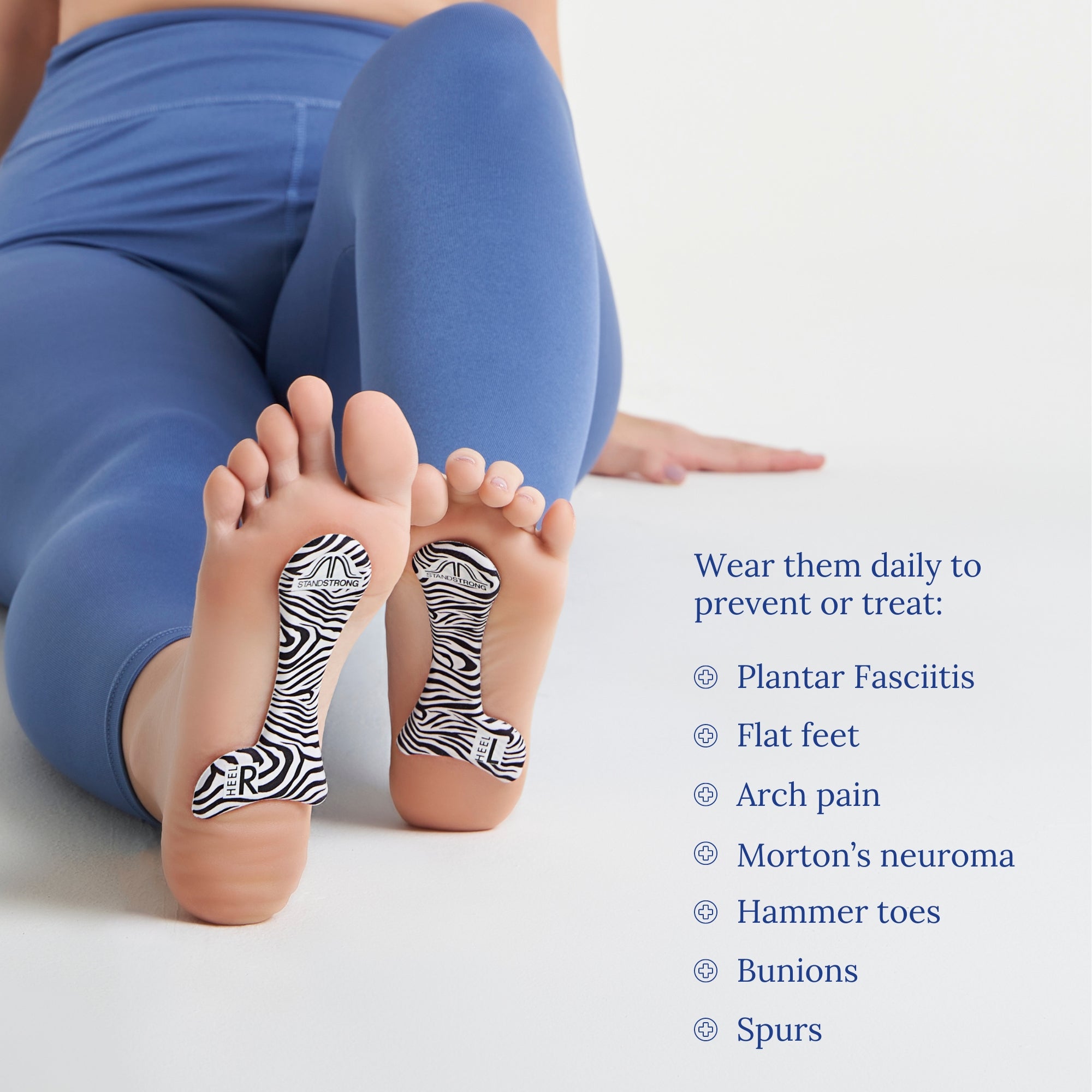 Enhance your comfort and foot health with our premium arch support insoles for women